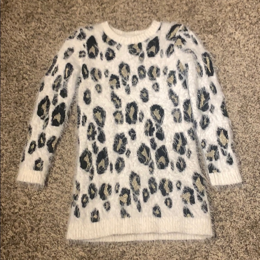 Cheetah Print Dress/Sweater
